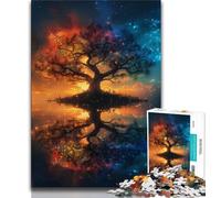 1000 Piece Jigsaw Puzzles for Teenagers Tree of Life,Help The Brain Exercise Addictive Toys to Cultivate Patience Artists Collection,Fine Art 38x26cm