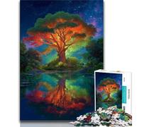 1000 Piece Jigsaw Puzzles for Teenagers Tree of Life Teenager Jigsaw,Relax Games Is Ideal As A Gift for The Whole Family 26x38cm