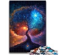 1000 Piece Jigsaw Puzzles for Teenagers Tree of Wisdom Challenging Game Toys for Is Ideal As A Gift for The Whole Family 50x75cm