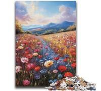 1000 Piece Jigsaw Puzzles for Teenagers Tulip Garden Learning Educational Toys Unique Home Decor And Gifts for 14+ 50x75cm