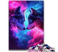 1000 Piece Jigsaw Puzzles for Teenagers TwoWolves Challenging Game And Family Play Wall Decoration Unique Birthday And Xmas Gifts 50x75cm