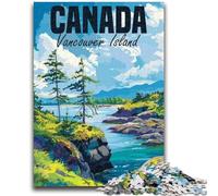 1000 Piece Jigsaw Puzzles for Teenagers Vancouver Island Canada Adult Puzzles,Challenging Game Gifts for Is Ideal As A Gift for The Whole Family (50x75cm)