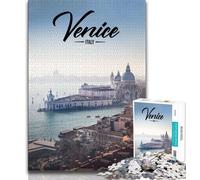 1000 Piece Jigsaw Puzzles for Teenagers Venice,Family Entertainment Toys Is Ideal As A Gift for The Whole Family (38x26cm)