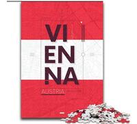 1000 Piece Jigsaw Puzzles for Teenagers Vienna Austria, Suitable for People Aged 14 And Above Educational Games Secret Santa Gifts 26x38cm