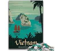 1000 Piece Jigsaw Puzzles for Teenagers Vietnam Toys Educational Games Stress Relieving Parent-child Interaction for Ages 14+ (size 50x75cm)
