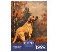 1000 Piece Jigsaw Puzzles for Teenagers Vintage Labrador Retriever Teenager Puzzles Relaxing Games Hand Speed Race Help The Brain Exercise 38x26cm/1000pcs