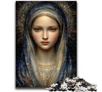 1000 Piece Jigsaw Puzzles for Teenagers Virgin Mary Art Challenging Game And Family Play for Is Ideal As A Gift for The Whole Family 26X38CM