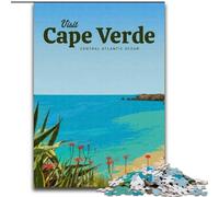 1000 Piece Jigsaw Puzzles for Teenagers Visit Cape Verde Toy Intellectual Game for Home Decoration for Age 14 Years Up (50x75cm) 1000pcs