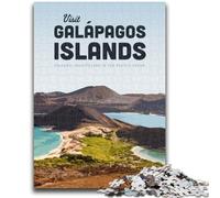 1000 Piece Jigsaw Puzzles for Teenagers Visit Galapagos Islands Challenging Game And Family Play Wall Decoration Unique Birthday And Xmas Gifts (size 38x26cm)