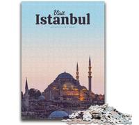 1000 Piece Jigsaw Puzzles for Teenagers Visit Istanbul for 14+ Unique Challenge Game Family Games Christmas Birthday Gifts (size 38x26cm)