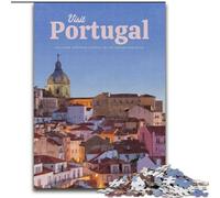 1000 Piece Jigsaw Puzzles for Teenagers Visit Portugal for Educational Game Challenge Toy Birthday Present, Gifts (50x75cm) 1000pcs