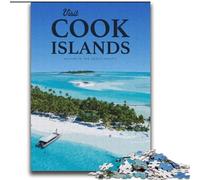 1000 Piece Jigsaw Puzzles for Teenagers Visit The Cook Islands Toy Intellectual Game for Home Decoration for Age 14 Years Up (38x52cm) 1000pcs
