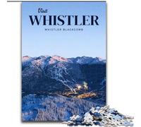 1000 Piece Jigsaw Puzzles for Teenagers Visit Whistler, Decompressing Intellectual Educational Toy Birthday Present, Gifts, Wall Art 26x38cm