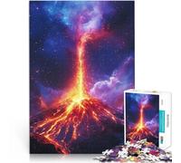 1000 Piece Jigsaw Puzzles for teenagers Volcanic Eruption in Space Familienspaß Einzigartige Wohndekoration und Geschenke52x38cm