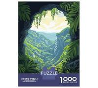 1000 Piece Jigsaw Puzzles for Teenagers Waitomo Caves, New Zealand Puzzle for Adults Brain Teaser Game Birthday Present Help The Brain Exercise 70x50cm/1000pcs