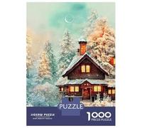 1000 Piece Jigsaw Puzzles for Teenagers Watercolor Winter Teenager Puzzles Brain Teaser Game But Fun And Humorous Unique Birthday And Gifts 52x38cm/1000pcs