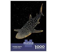 1000 Piece Jigsaw Puzzles for Teenagers Whale Shark Deep Jigsaw for Adults DIY Toys Pattern Assembly Help The Brain Exercise 38x26cm/1000pcs