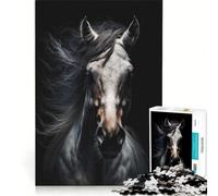 1000 Piece Jigsaw Puzzles for Teenagers White Horse Is Running Hands-on Game Difficult Challenge Unique Birthday And Gifts 38x52cm