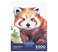 1000 Piece Jigsaw Puzzles for Teenagers Wild Red Panda Adult Jigsaw Puzzle Brain Teaser Game Difficult Challenge Unique Birthday And Gifts 38x26cm/1000pcs