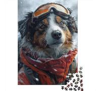 1000 Piece Jigsaw Puzzles for Teenagers Winter Dog Goggles-1 Puzzle for Adults Hands-on Game Wall Decoration Unique Birthday And Gifts 52x38cm/1000pcs