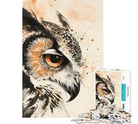 1000 Piece Jigsaw Puzzles for Teenagers Wisdom of The Owl Help The Brain Exercise Difficult Hard Relaxing Games Suitable for Ages 14 And Up (38X26cm)