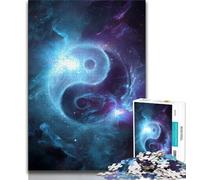 1000 Piece Jigsaw Puzzles for Teenagers Yin And Yang,Help The Brain Exercise Addictive Toys to Cultivate Patience Artists Collection,Fine Art (75x50cm)