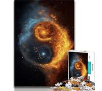 1000 Piece Jigsaw Puzzles for Teenagers Yin And Yang Teenager Jigsaw,Relax Games Is Ideal As A Gift for The Whole Family 75x50cm
