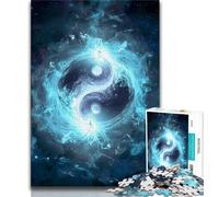 1000 Piece Jigsaw Puzzles for Teenagers Yin And Yang Teenager Jigsaw,Relax Games Is Ideal As A Gift for The Whole Family 26x38cm