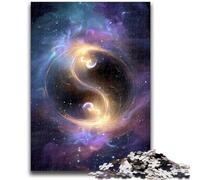 1000 Piece Jigsaw Puzzles for Teenagers Yin And Yang, Train Your Brain And Hands Unique Birthday And Gifts for Age 14+ 50X75CM