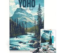 1000 Piece Jigsaw Puzzles for Teenagers Yoho National Park Canada Relaxing Games Wall Decoration for Birthday Chrismas 38x52cm