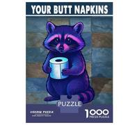 1000 Piece Jigsaw Puzzles for Teenagers YOUR BUTT NAPKINS My Lord Adult Puzzles Relaxing Games Enhance Memory Help The Brain Exercise 38x26cm/1000pcs