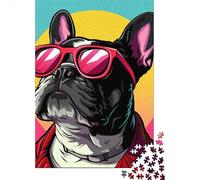 1000 Piece Jigsaw Puzzles French Bulldog for Adults Paper Puzzles Educational Toys 1000pcs (38x26cm)