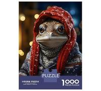1000-piece Jigsaw Puzzles Frogs Jolly Attire Adult Jigsaw Puzzle Toy Wall Decor A Work of Art Unique Gifts for Birthday And Christmas 70x50cm/1000pcs