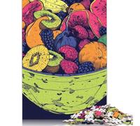 1000 Piece Jigsaw Puzzles Fruit Bowl Wooden Puzzles Educational Toys 1000pcs (75x50cm)