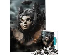 1000 Piece Jigsaw Puzzles- Futuristic Goddess of The Universe Difficult And Challenge Enhance Memory Home Decoration Toys for Ages 14 And over (38X26CM)