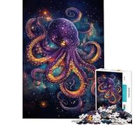 1000 Piece Jigsaw Puzzles- Galactic Octopus Addictive Toys to Cultivate Patience Educational Game For Family Fun Gifts Ideas (size 38x26cm)