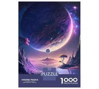 1000-piece Jigsaw Puzzles Galactic Purple Nature Jigsaws for Adults Brain Teaser Game Improve Memory Unique Gifts for Birthday And Christmas 70x50cm/1000pcs