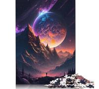 1000 Piece Jigsaw Puzzles Galactic Twilight Scenery for Adults Paper Puzzles Educational ToysChristmas Gifts 1000pcs (38x26cm)