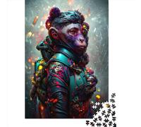 1000 Piece Jigsaw Puzzles Game Ape De Warrior Kaliyuga Wooden Puzzles Educational Game Challenge Toy As A 1000pcs (75x50cm)