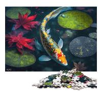 1000 Piece Jigsaw Puzzles Game Beautiful Fish Wooden Puzzles Educational Game Challenge Toy As A 1000pcs (75x50cm)