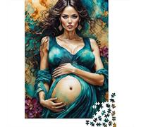 1000 Piece Jigsaw Puzzles Game Pregnant Girl Wooden Puzzles Educational Game Challenge Toy As A 1000pcs (75x50cm)