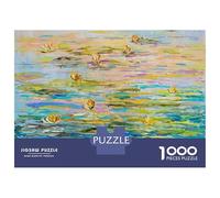 1000-piece Jigsaw Puzzles Gentle Pond Adult Jigsaw Puzzle Hands-on Game Difficult Challenge Parent-child Interaction 70x50cm/1000pcs