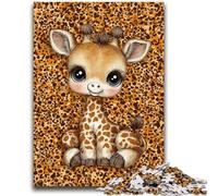 1000 Piece Jigsaw Puzzles Giraffe Help The Brain Exercise Addictive Toys to Cultivate Patience Perfect Decoration 26x38cm