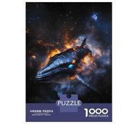 1000 Piece Jigsaw Puzzles- Glowing Mushroom Forest Jigsaw for Adults Brain Teaser Game Difficult Challenge Stress Reduction Gifts 38x26cm/1000pcs