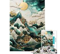 1000 Piece Jigsaw Puzzles Golden Kintsugi Sanctuary for Birthday, Chrismas Wall Decoration Educational Toy for And 14 Years And over (38x26cm)