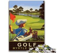 1000 Piece Jigsaw Puzzles Golf at Myrtle Beach Educational Family Game Deal As Gifts for The Whole Family for And Age 14 Years Up (size 38x26cm)