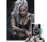1000-piece Jigsaw Puzzles Gothic Punk Mistress Brainteaser Family Games Pattern Assembly Gift For Birthdays 38x26cm(1000pcs)