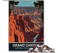 1000 Piece Jigsaw Puzzles Grand Canyon National Park, for Ages 14 And over Each Piece Is Unique - Fun And Challenging Game for The Whole Family Good Gift 50x75cm