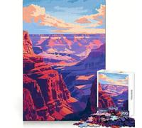 1000-piece Jigsaw Puzzles Grand Canyon Nature Art Clean Fit Decor Logic Fun Toy Cozy Time Play Christmas Art Piece (38x52cm)