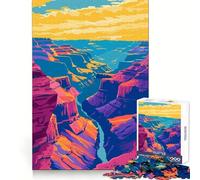 1000-piece Jigsaw Puzzles Grand Canyon Travel Art Flawless Fit Art Brain Game Gift Rest Time Play Christmas Wall Decor (50x75cm)